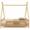 INDIAN BED ΠΑΙΔΙΚΟ ΚΡΕΒΑΤΙ ΜΕ ΑΠΟΣΠΩΜΕΝΟ ΠΡΟΣΤΑΤΕΥΤΙΚΟ ΣΕ ΜΑΣΙΦ ΞΥΛΟ ΠΕΥΚΟΥ